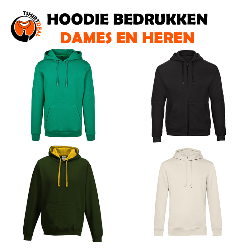 Hoodie Bedrukken Met Eigen Tekst Of Logo! | Lees Meer | Tshirtdeal